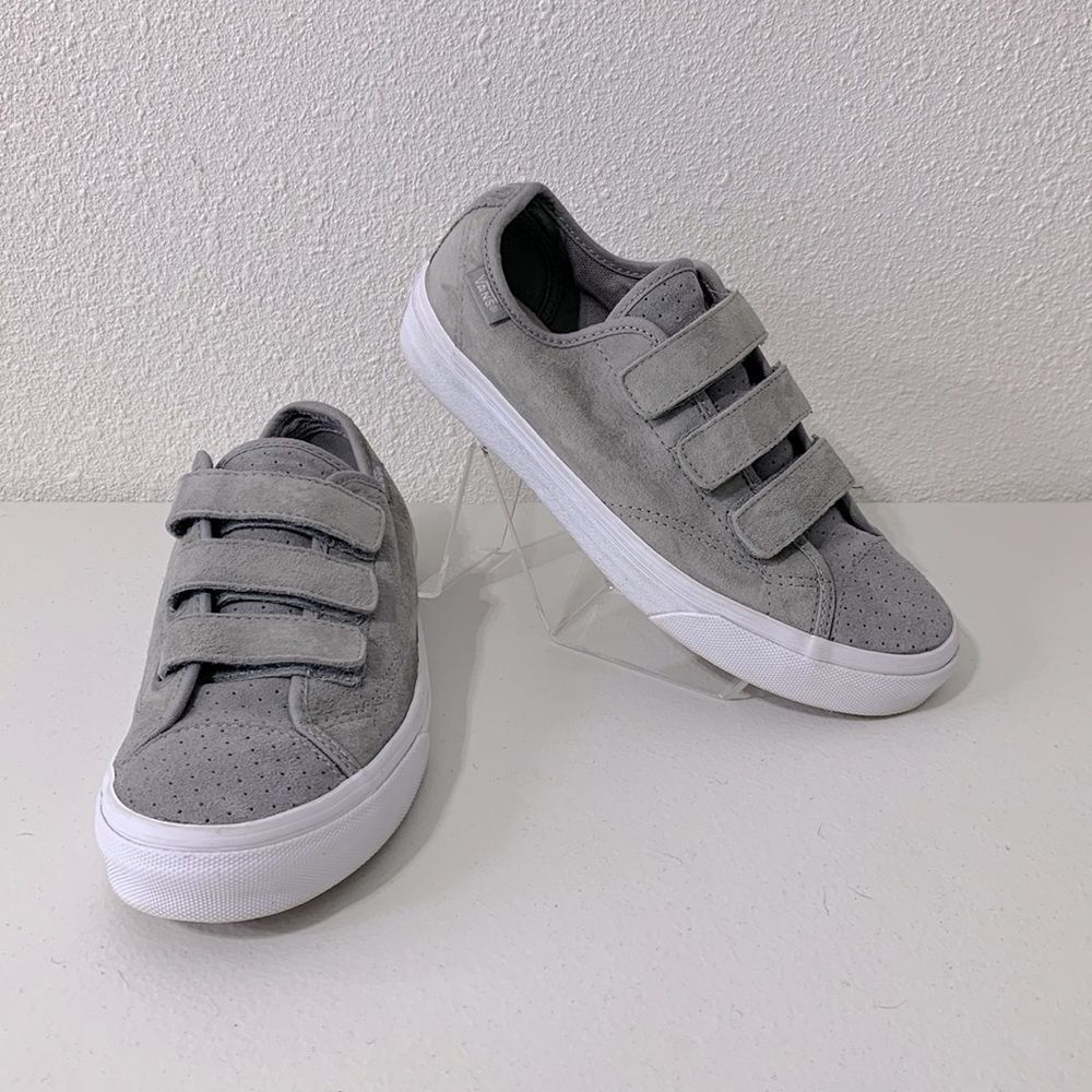 Vans Gray 3 Strap Sneakers Sz‎ 6.5
